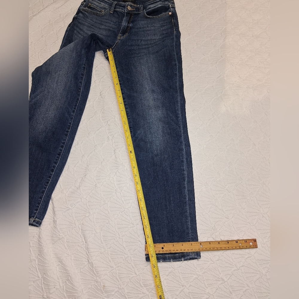 Judy Blue Los Angeles Size 5/27  Dark Wash Skinny Jeans - Picture 10 of 16